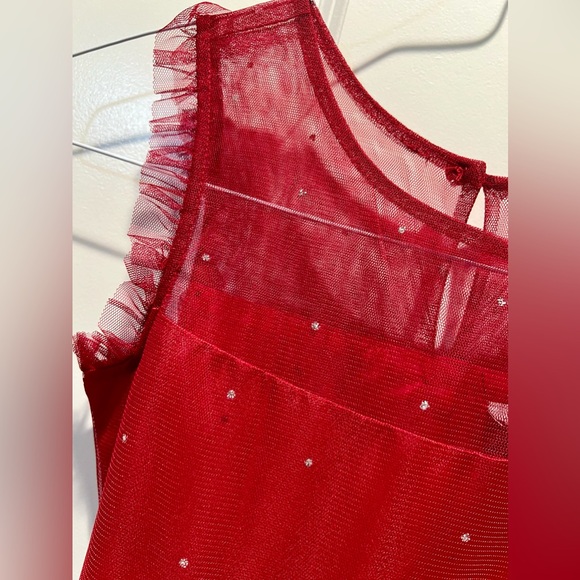 Little girls Christmas dress.  Size 10.  NEVER WORN - Picture 7 of 8